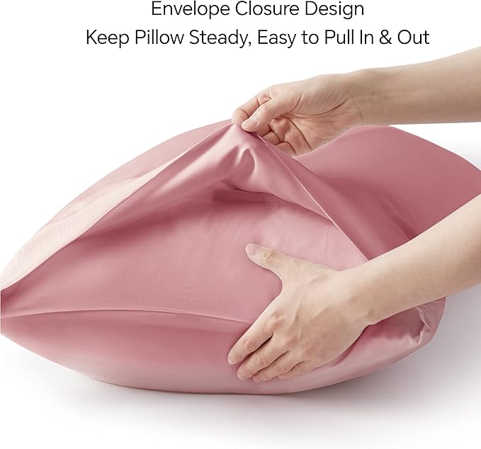 BEDELITE Pillow Cases Standard Size Set of 2, Rayon Derived from Bamboo - Image 6