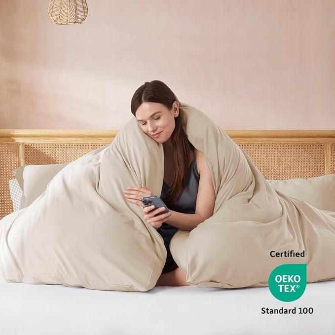 Nestl Linen California King Duvet Cover Sets - Image 3
