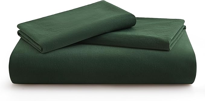 LOVQUE Bedding Duvet Cover Queen Size, 100% Washed Cotton Linen Like Natural - Image 7