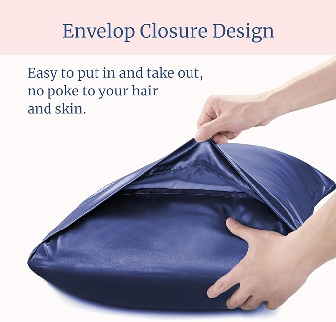 BEDELITE Satin Pillowcase for Hair and Skin, Super Soft Similar to Silk Pillow - Image 6