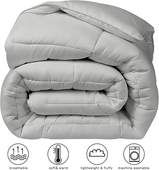 COHOME California King Size Comforter, All-Season Quilted Down Alternative - Image 2