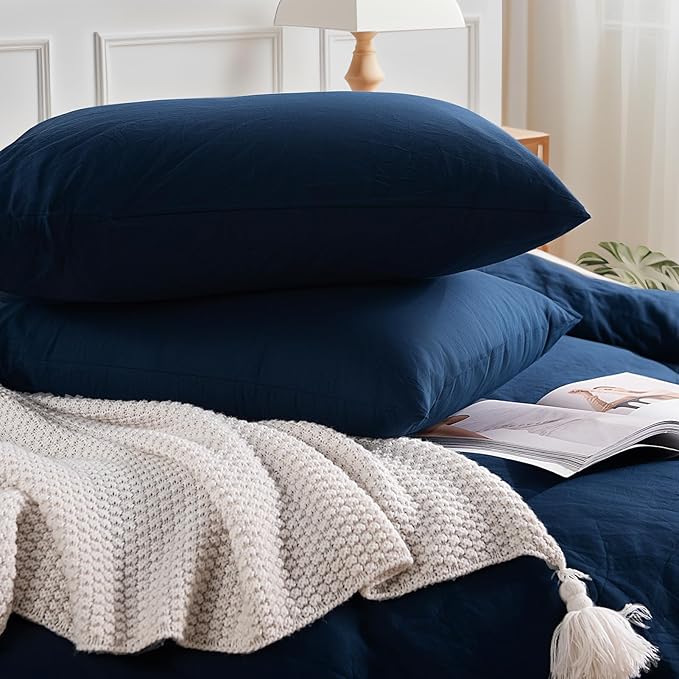 NEXHOME PRO Full Duvet Cover Set, 100% Certified Organic Cotton - Image 5