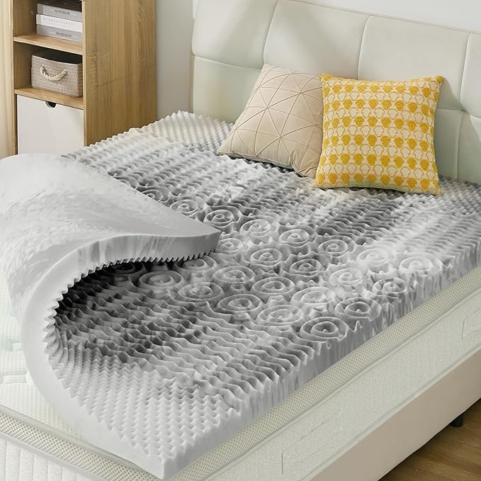 SINWEEK 1.5 Inch Memory Foam Mattress Topper Twin XL, Twin Extra Long Mattress by SINWEEK