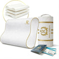 Royal Therapy Travel Memory Foam Cervical Pillow – Contour Pillow by ROYALTHERAPY