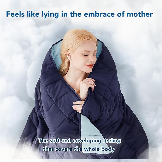 Topcee Weighted Blanket for Adults Queen Size Soft Cooling Heavy Blanket - Image 3