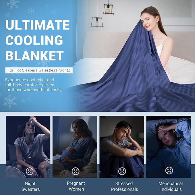 Elegear Cooling Blanket for Hot Sleepers, Arc-Chill® 3.0 Cooling Tech Q-Max >0.5 - Image 7