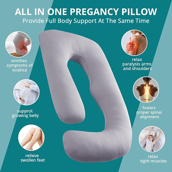 Sasttie Cooling Pregnancy Pillows - Image 6