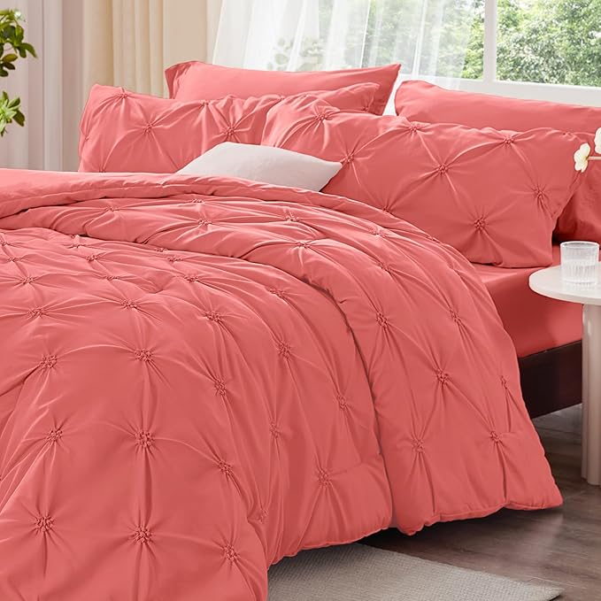 BEDELITE Coral King Size Comforter Set - Image 2