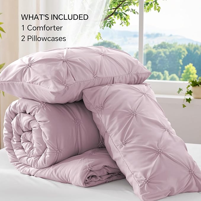 BEDELITE Light Purple Queen Comforter Set - Image 7