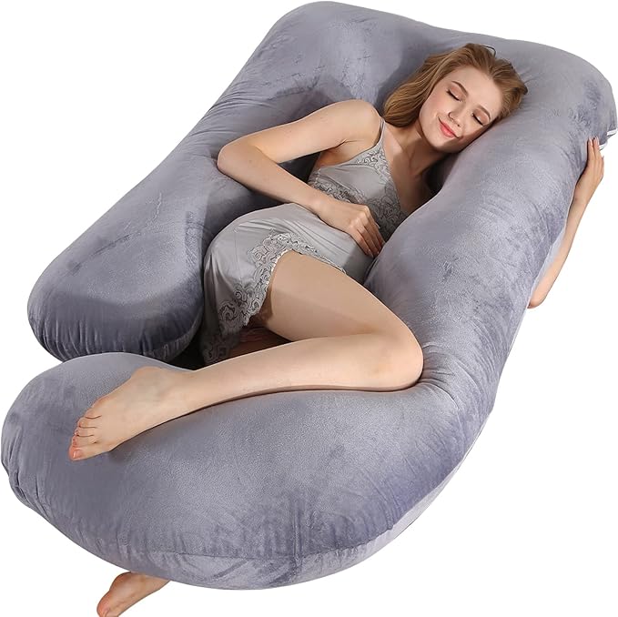 BATTOP Pregnancy Pillow for Sleeping, Full Body Maternity Pillow - Image 9