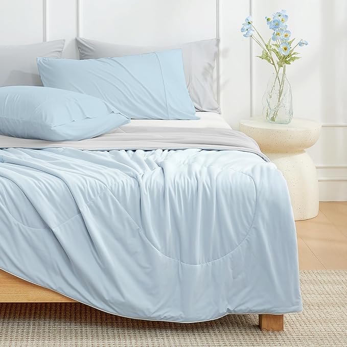 Cozy Bliss Cooling Comforter Queen Size, Cooling Blankets - Image 9