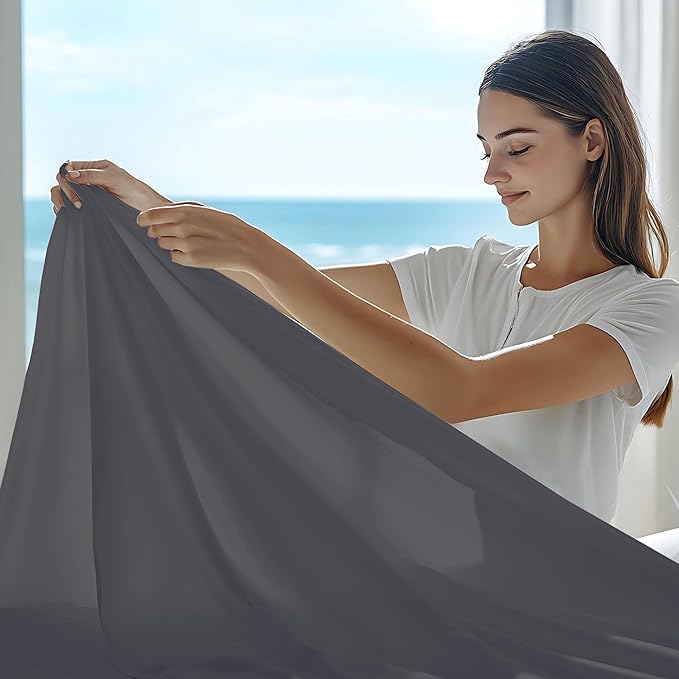 GOLD TEXTILES Twin Flat Sheet 24 Pack – Brushed Microfiber Top Sheets - Image 5
