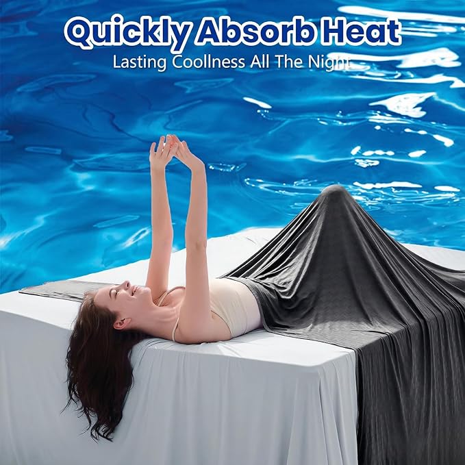 Topcee Cooling Blanket Queen Size- 90"x90" Summer Cooling Throw Blanket - Image 2