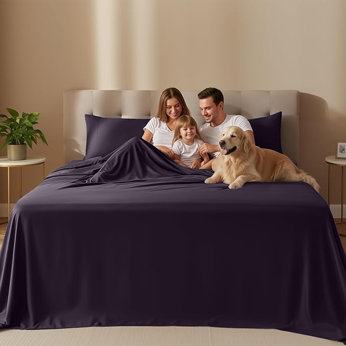 Utopia Bedding Queen Size Sheet Set – 4 Piece Bed Sheets, Soft and Breathable - Image 6