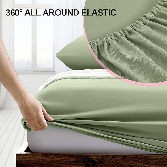 FreshCulture California King Fitted Sheet Only - Image 3