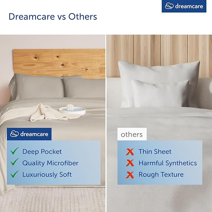 DREAMCARE Queen Sheet Set - Image 7