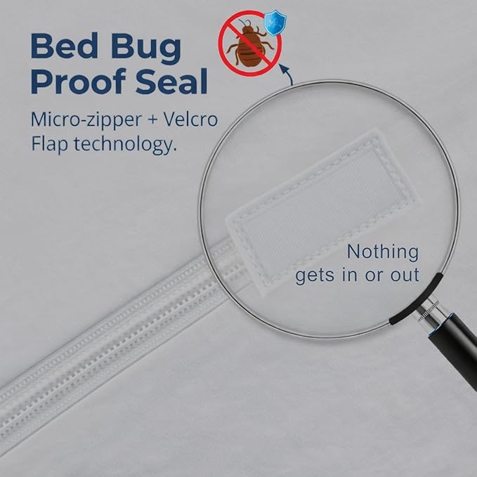 Guardmax Jersey Knitted Twin XL Zippered Mattress Encasement - Image 3