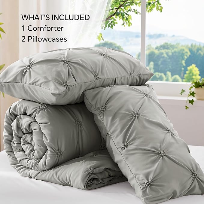 BEDELITE Grey Queen Comforter Set - Image 7