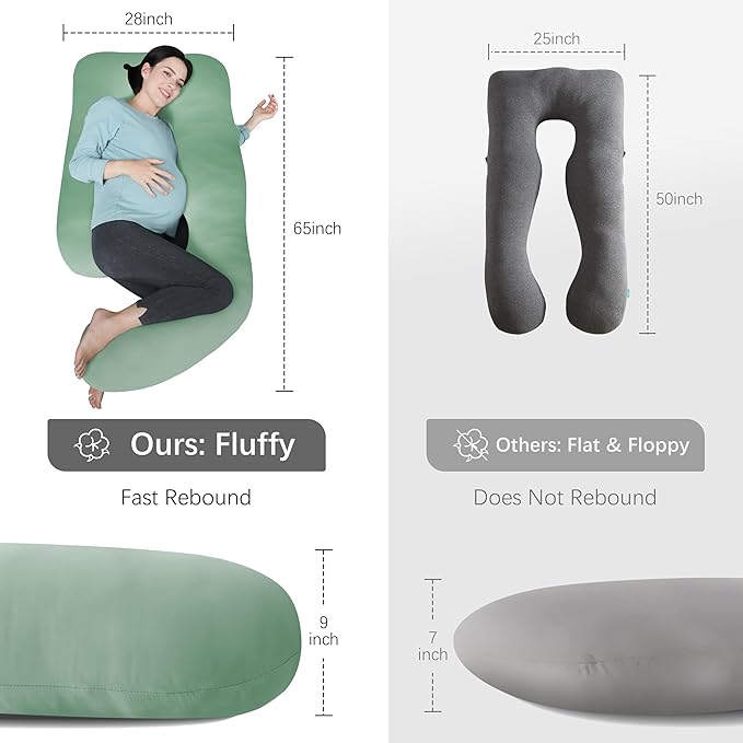 MOON PARK Pregnancy Pillows for Sleeping - Image 7