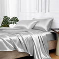 MR&HM Satin Bed Sheets, Twin XL Size Sheets Set by MRHM