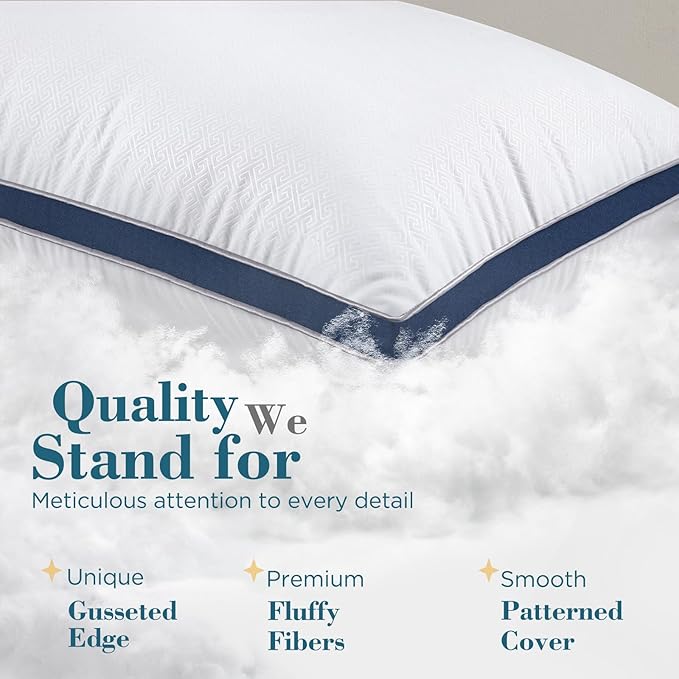 viewstar Bed Pillows Queen Sizes Set of 2, Hotel Quality Cooling Down - Image 4