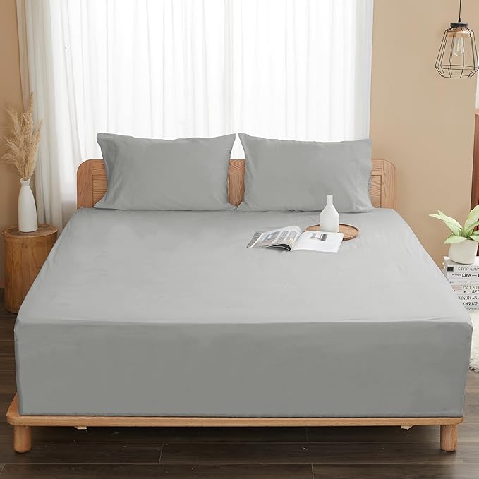 Sunflower King Fitted Sheet, 1-Piece Deep Pocket Fitted Bottom Sheet 16" - Image 8