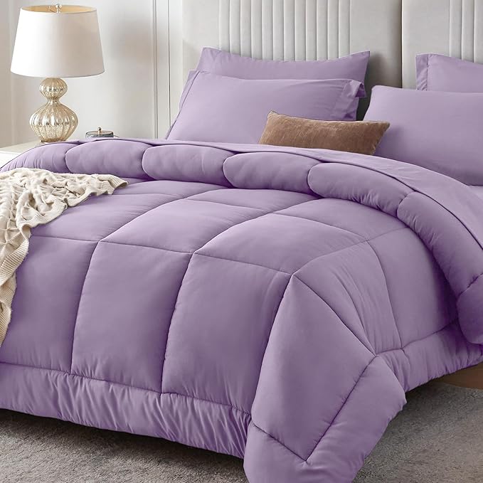 Sasttie Twin Comforter Set, 5 Pieces Bed in a Bag Twin, Complete Bedding Set by SASTTIE