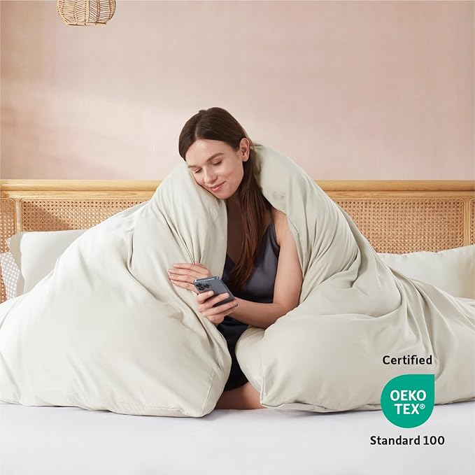 Nestl Off White Duvet Cover King Size - Image 3