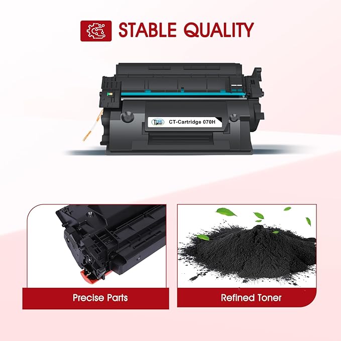 070H 070 Black Toner Cartridge 2 Packs CRG-070H 070H 070 Toner Compatible for Canon 070 070H CRG070 CRG-070 CRG070H CRG-070H Toner Cartridge for Canon imageCLASS MF465 MF462 LBP247 LBP246 Printer Ink-DeskoryOffice