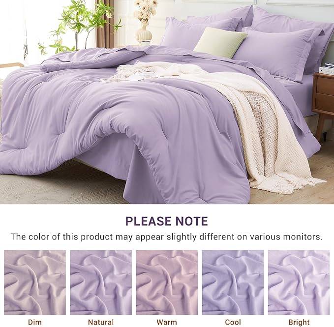 MUXHOMO 5 Pieces Twin XL Comforter Set, Soft Bed in a Bag Twin XL Size - Image 7