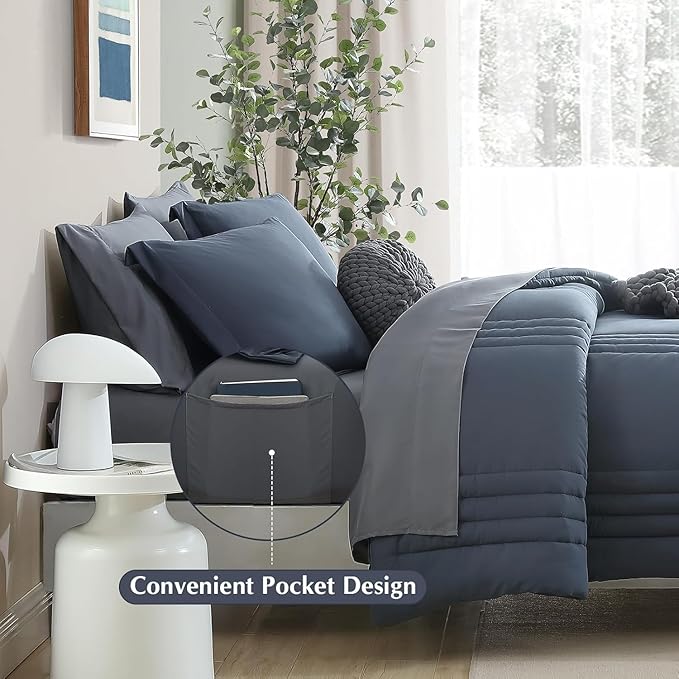 Monbix Twin XL Size Comforter Set - Image 4