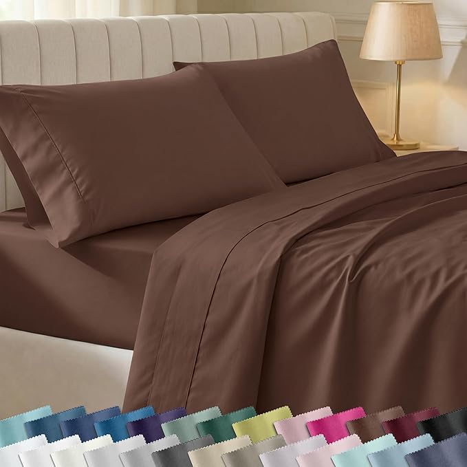 California Design Den Soft 100% Cotton Bed Sheets Twin XL Size Set, 400 Thread by CaliforniaDesignDen