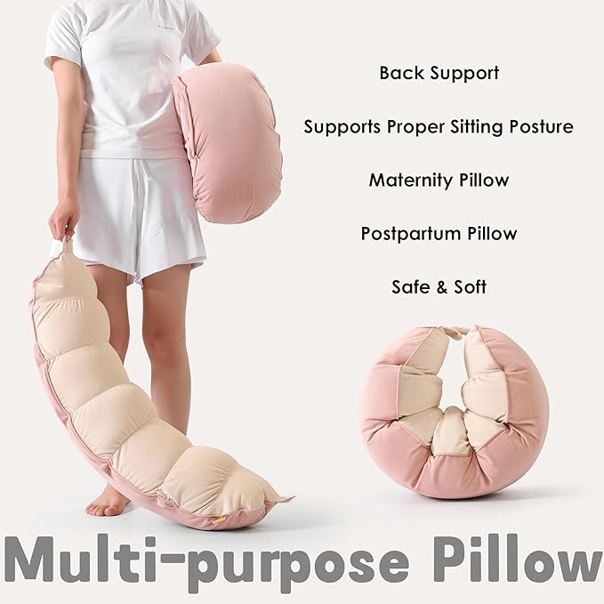 Peallow – Long Round Body Pillow - Image 7