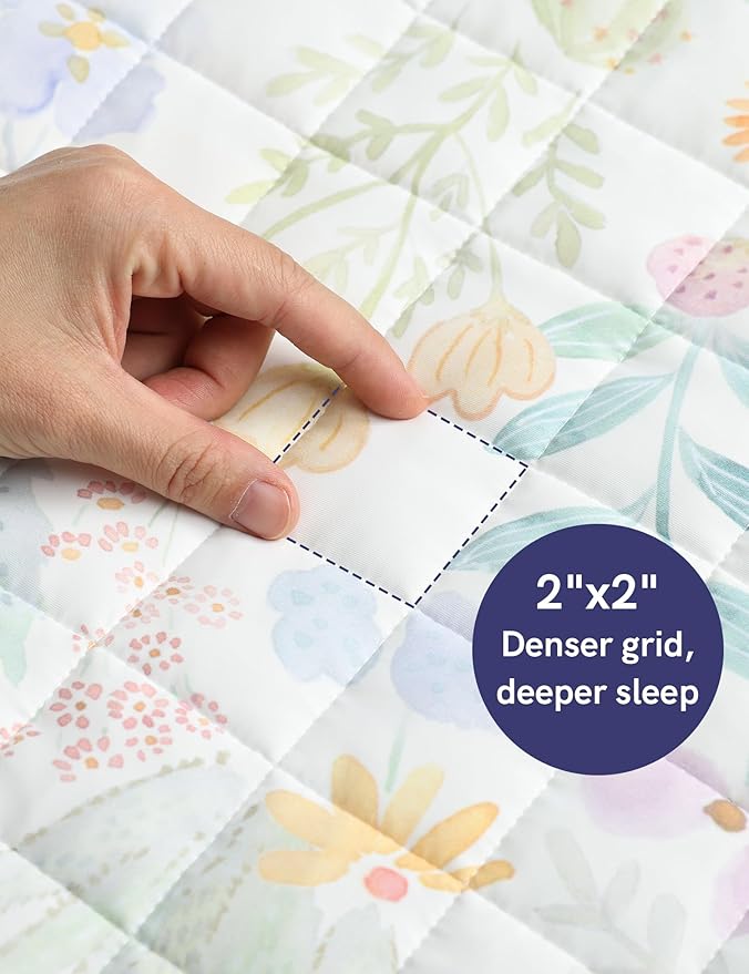 YnM 15lbs Weighted Blanket for Adults, Cooling Nylon/PE Heavy Bed Throw Blanket - Image 8