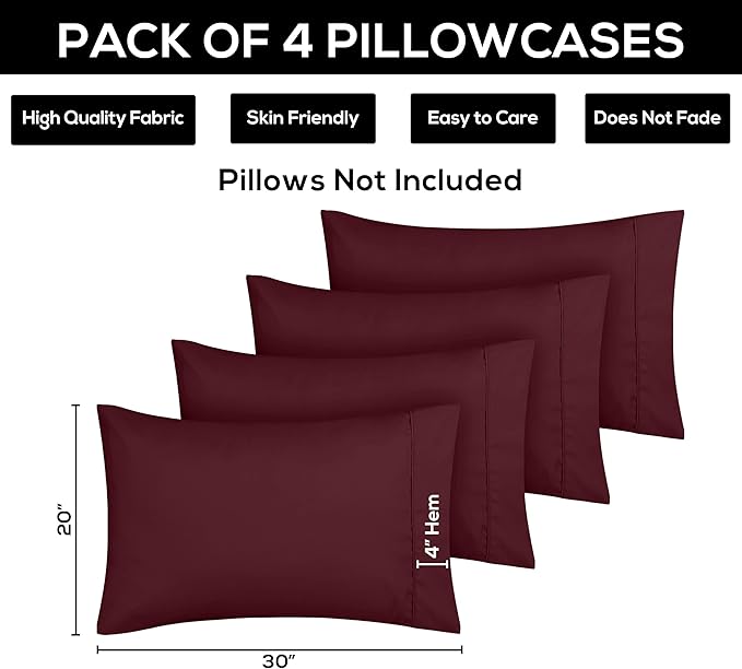 Utopia Bedding Standard Pillow Cases - Image 3