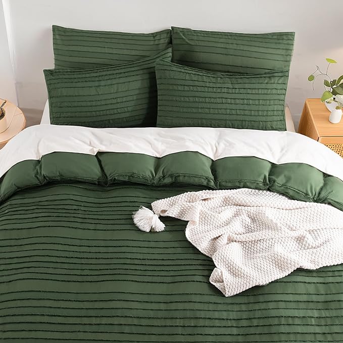 NEXHOME PRO Twin Duvet Cover, 2 Pieces Boho Tufted Duvet Cover Set, Soft and - Image 8