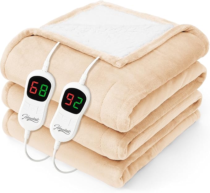 Homemate Heated Electric Blanket Queen Size by Homemate