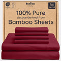 Bambaw 100% Viscose Derived from Bamboo Sheets King Set – 6pcs Set of Cooling by Bambaw