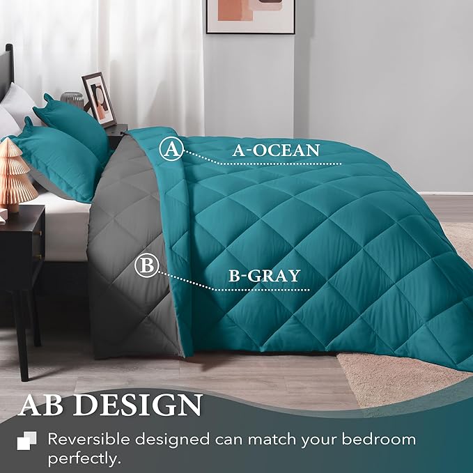 downluxe Queen Comforter Set - Image 4