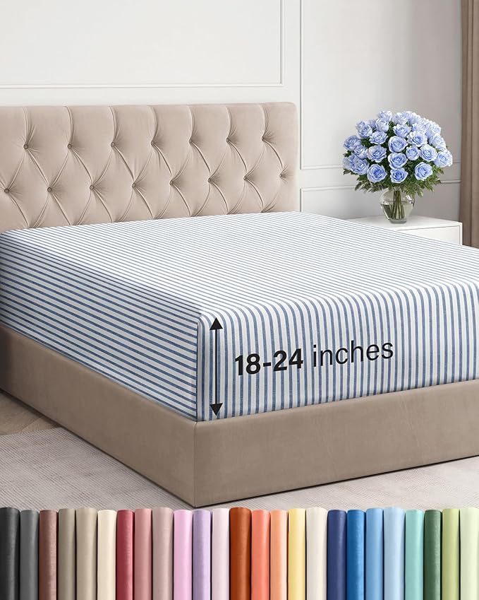 Extra Deep Queen Fitted Sheet by CGKUnlimited
