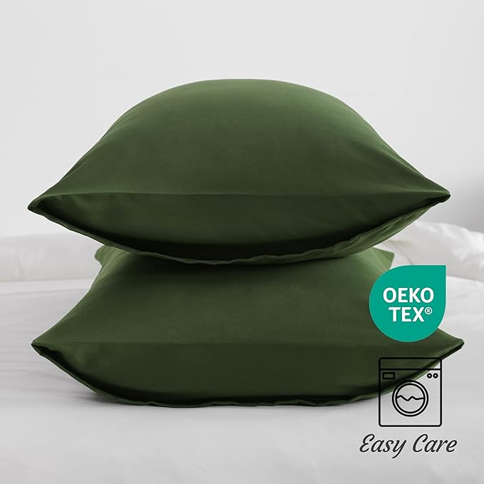 NTBAY Standard Pillow Cases Set of 2, 2 Pack Brushed Microfiber 20x26 Pillow - Image 3