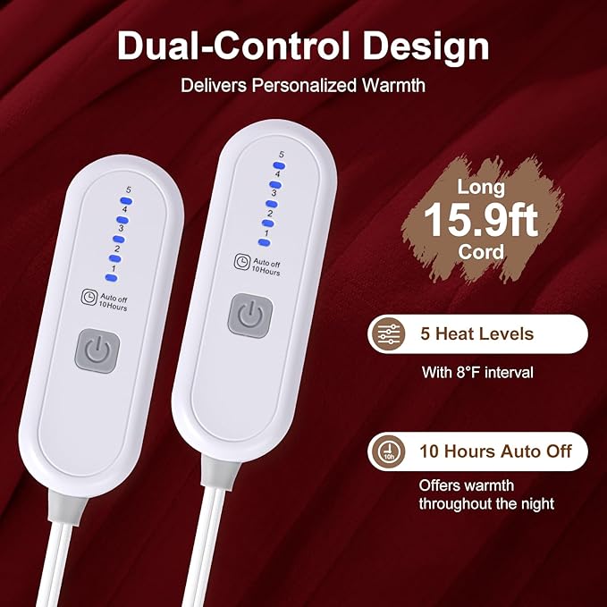 Queen Size Electric Blanket for Bed - Image 3