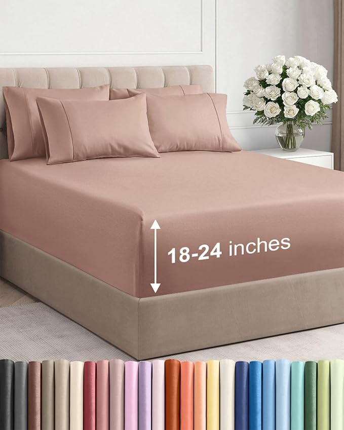 Extra Deep Cal King Sheet Set by CGKUnlimited