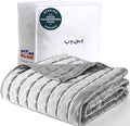 YnM Cooling Weighted Blanket for Adults, 50lbs Heavy Bed Throw Comforter by YNM