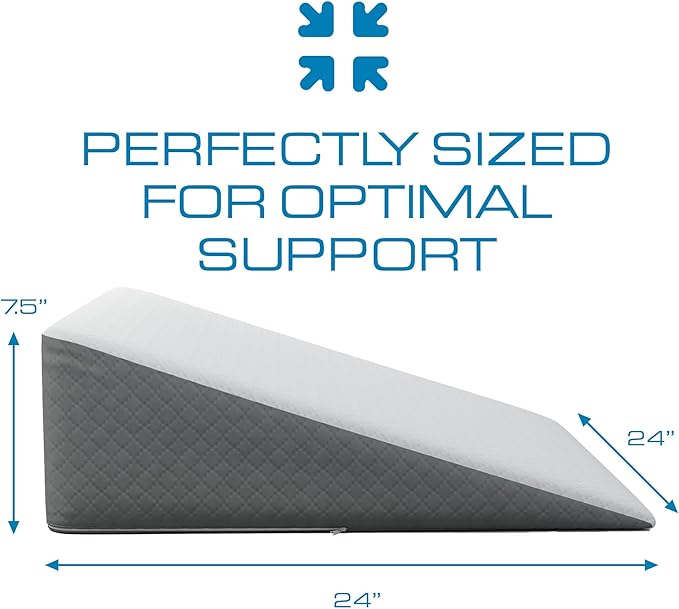 Kolbs Bed Wedge Pillow for Sleep Apnea, FSA Eligible Acid Reflux, and Back Pain - Image 8