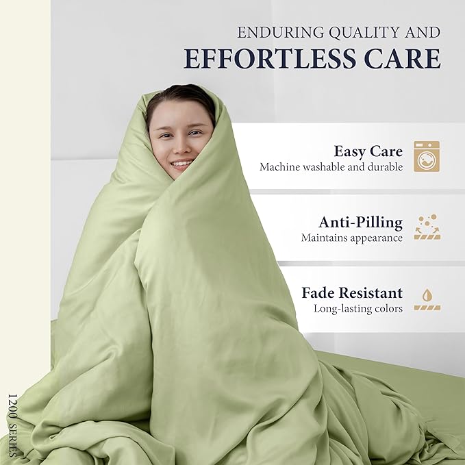 100% Egyptian Cotton Queen Size Sheets Set - Image 7