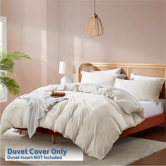 Nestl Off White Duvet Cover Queen Size - Image 2