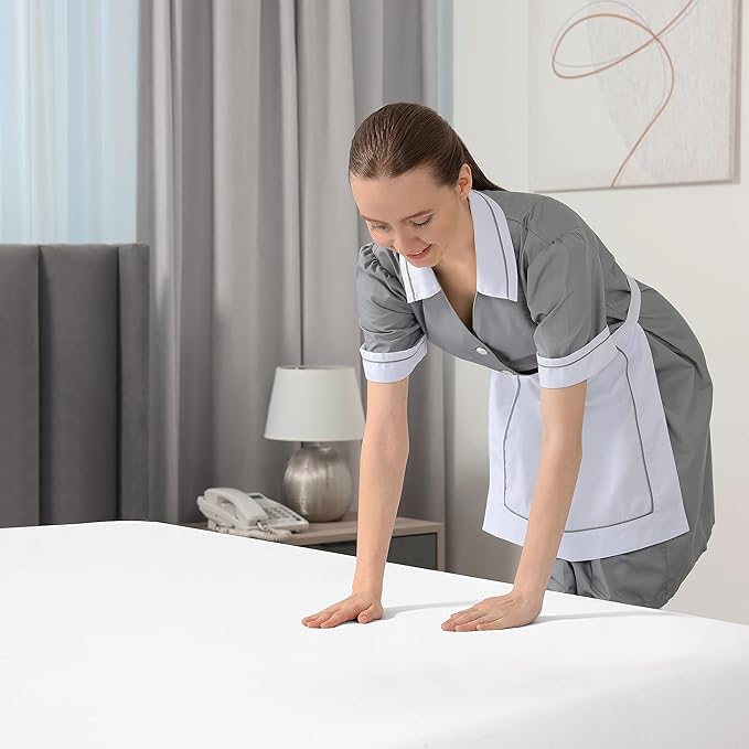 Royale Linens Extra Deep Pocket Twin Fitted Sheet Only - Image 8