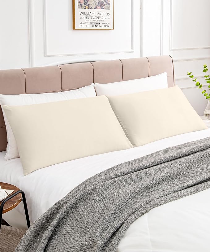 Warmstar Cotton Pillow Cases Standard Size Set of 2, 600 Thread Count - Image 2