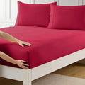Twin XL Fitted Sheet Only with Full Elastic & Built in Corner Sheet Straps to by SweetHomeCollection